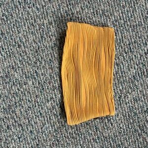 Mustard Yellow Pleated Tube Top